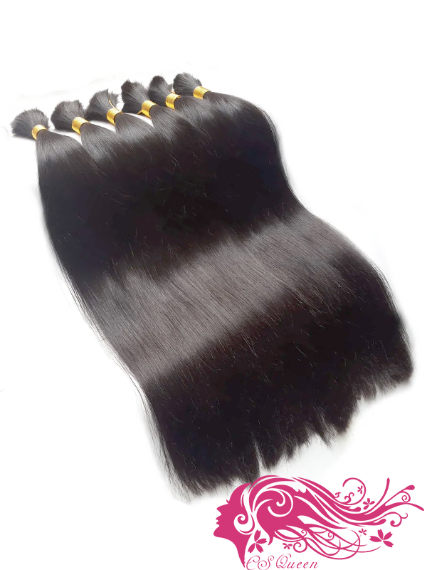 Csqueen Raw hair Straight Bulk Hair No Weft Human Hair